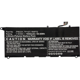 CoreParts MBXDE-BA0116 batería para portátil Dell 46,36Wh 7,6V 6100mAh negra