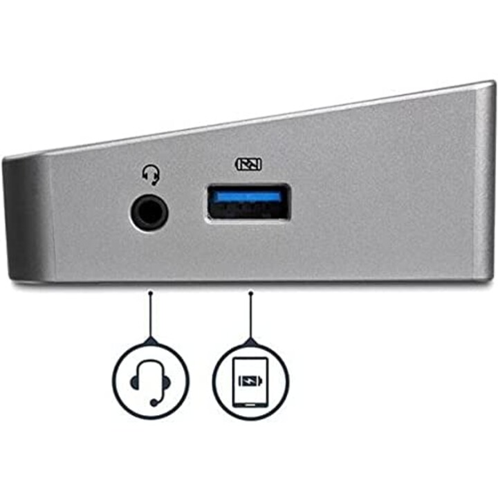 PORTA REPLICADORA STARTECH HDMI USB 3.0 + 2XDP 4K + 5XUSB 3.0 + RJ45