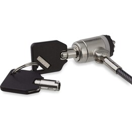 StarTech.com LTLOCKKEY câble de sécurité pour ordinateur portable avec clé, 2 m, noir
