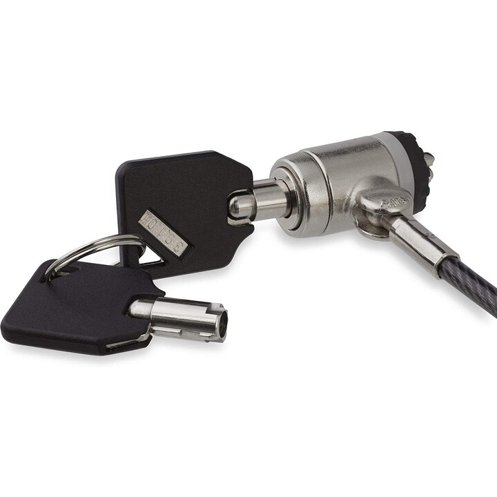 StarTech.com LTLOCKKEY Candado de seguridad para portátil con llave, 2 m, negro