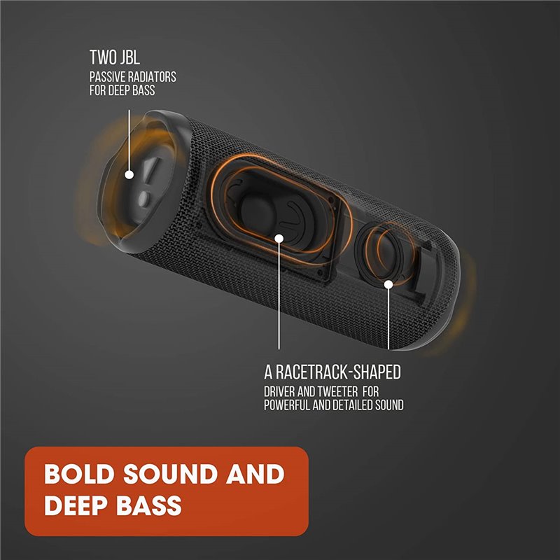 Altavoz Bluetooth portátil JBL Flip 6 gris