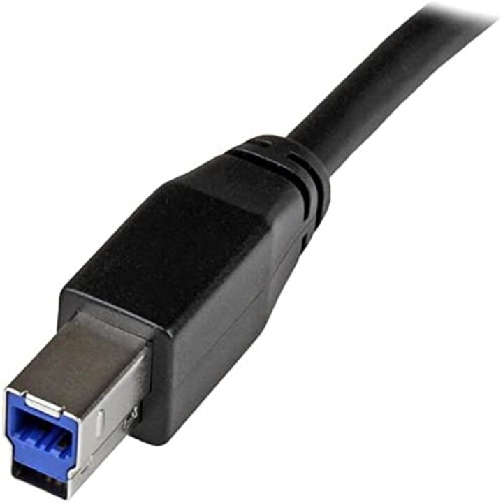 Cable Startech USB 3.0 A Macho / USB 3.0 B Macho Activo 10M Negro
