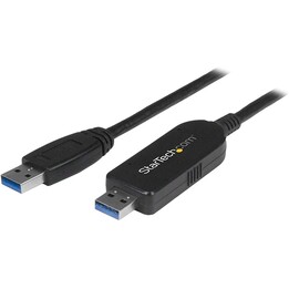 StarTech.com USB3LINK USB-Datenübertragungskabel USB-A auf USB-A schwarz 1,8 m