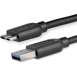 CABLE STARTECH USB 3.0 A MACHO / MICRO USB B MACHO 2M BLACK