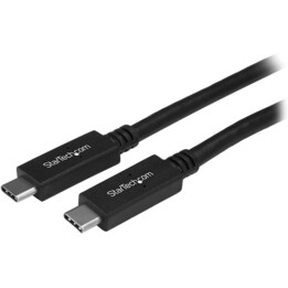 KABEL STARTECH USB-C MÄNNLICH / USB-C MÄNNLICH 2M SCHWARZ