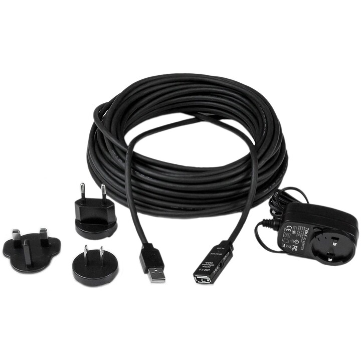 CABO STARTECH USB 2.0 A MACHO / A FÊMEA 10M ATIVO