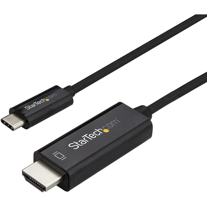 ADAPTER STARTECH USB-C MÄNNLICH / HDMI MÄNNLICH 4K 60HZ 1M SCHWARZ