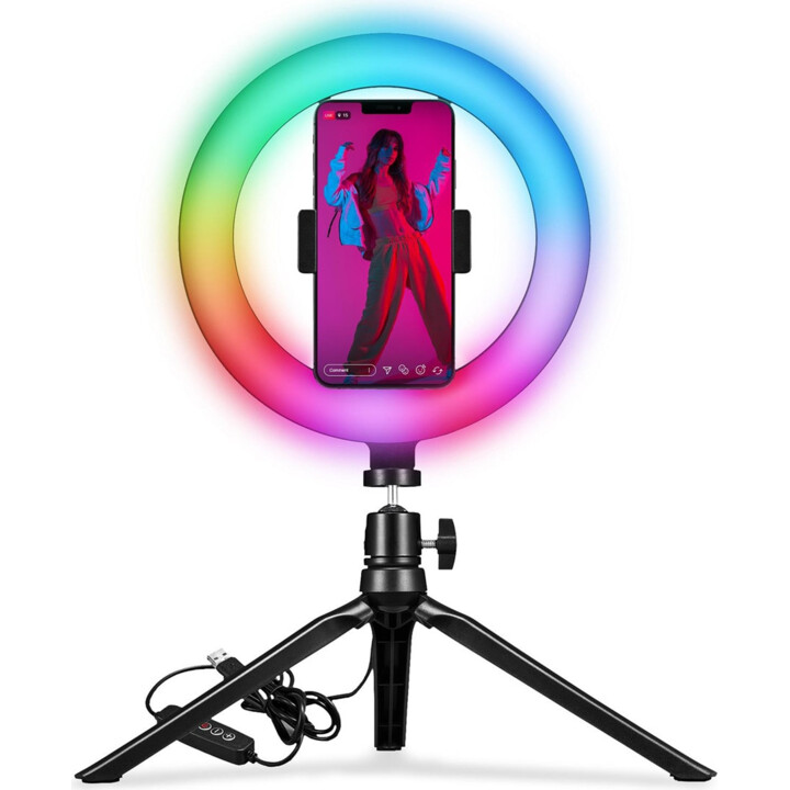 CELLY SMARTPHONE PROCLICK STATIVHALTERUNG MIT RING-LED-LICHT