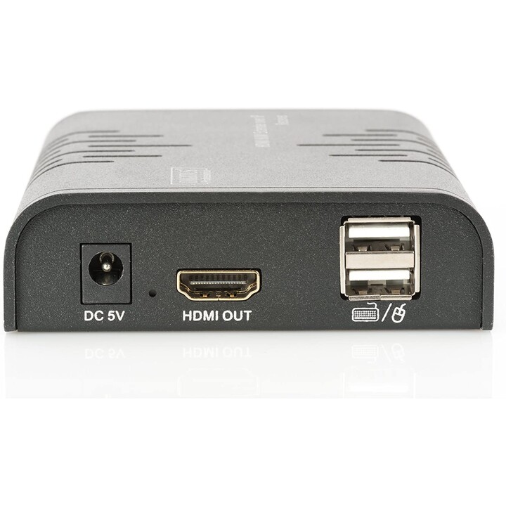 CONMUTADOR KVM DIGITUS HDMI EXTENDER FHD 60HZ USB RJ45
