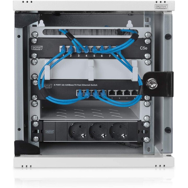 ARMARIO RACK MURAL DIGITUS 10" 6U F300