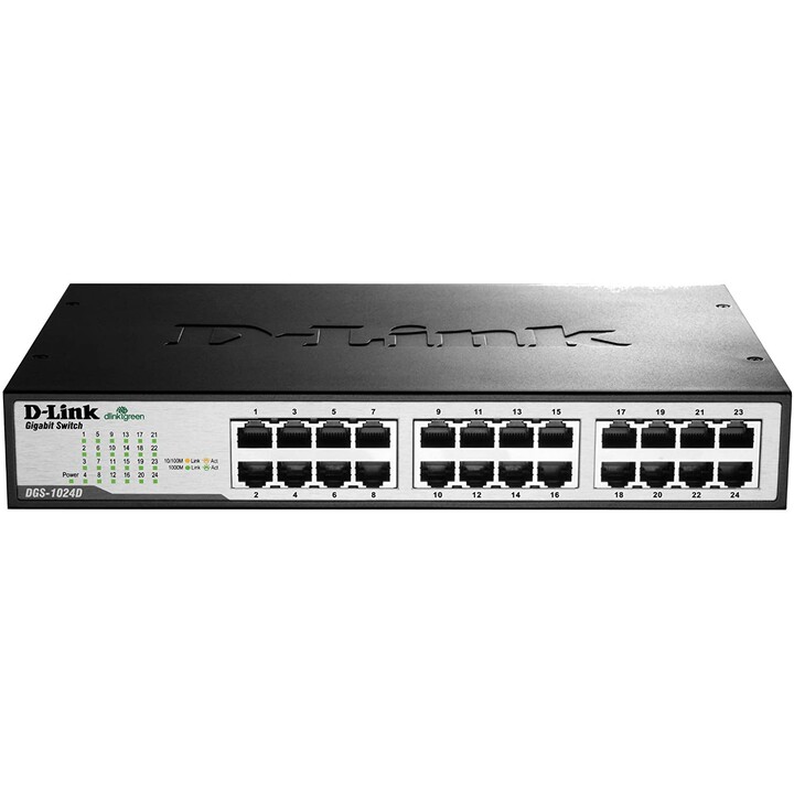 D-Link DES-1024D Switch 24 Ports Black