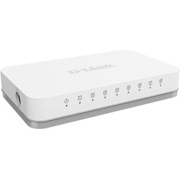 D-Link GO-SW-8G Switch 8 Ports White
