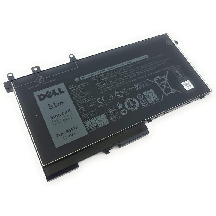 Dell D4CMT batteria per notebook a 3 celle, 4254 mAh, 51 Wh, nera