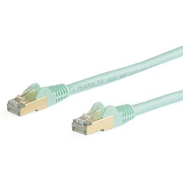 CABLE STARTECH RED RJ45 CAT 6 10M AQUA BLUE