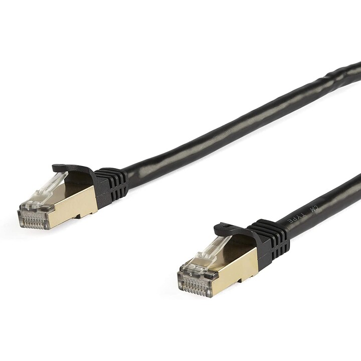 CABLE STARTECH RED RJ45 CAT 6 5M BLACK