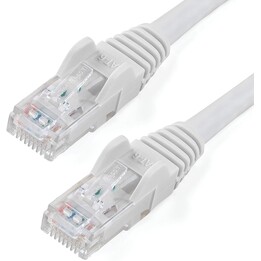 CABLE STARTECH ROUGE RJ45 CAT 6 15M BLANC
