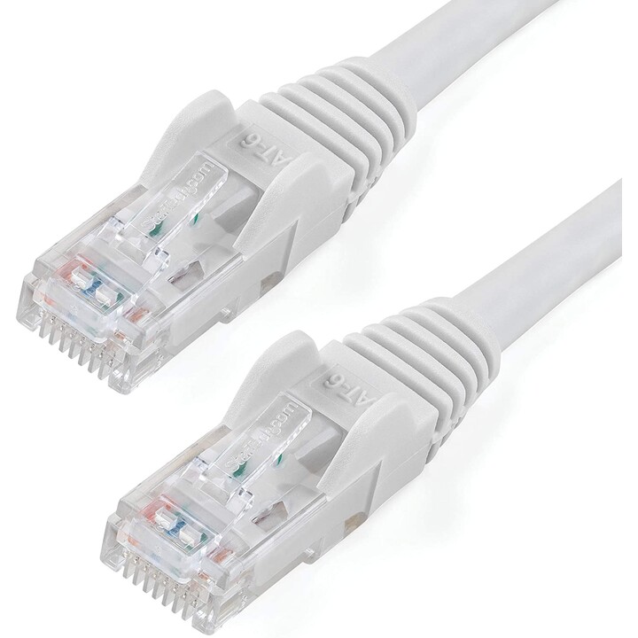 CABLE STARTECH ROUGE RJ45 CAT 6 15M BLANC