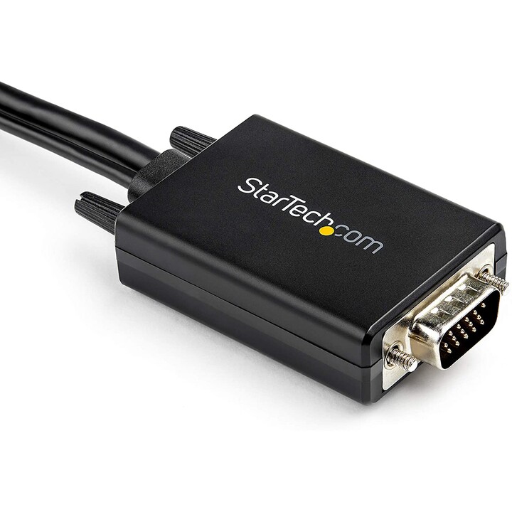 CABLE STARTECH VGA MACHO + AUDIO USB / HDMI MACHO 2M BLACK