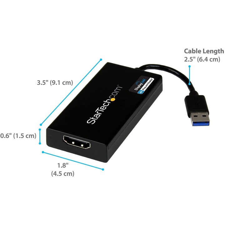 STARTECH EXTERNER VIDEOADAPTER USB 3.0 MÄNNLICH / HDMI BUCHSE