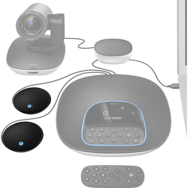 Logitech Microfone de Expansão Preto