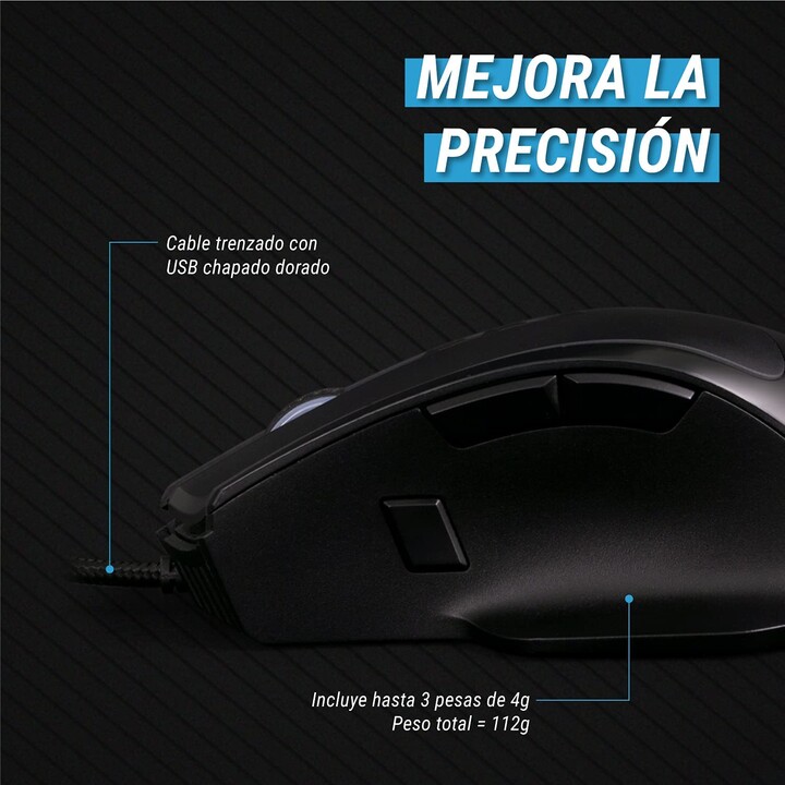 MOUSE DEEP GAMING DEEP DP PRO SWAP MODULAR USB BLACK