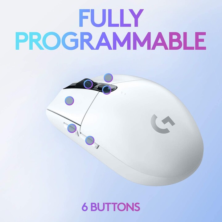 MOUSE LOGITECH WIRELESS GAMING G305 BIANCO