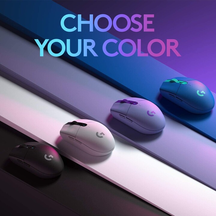 MOUSE LOGITECH WIRELESS GAMING G305 WHITE