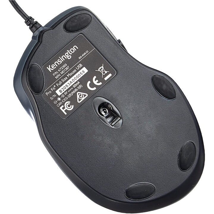 MOUSE USB / PS2 NERO KENSINGTON PRO FIT 72369