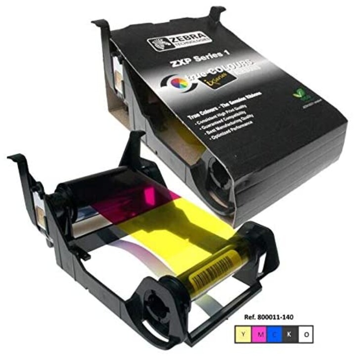 YMCKO FARBBAND BAND FÜR ZEBRA ZXP SERIE 1 DRUCKER