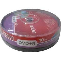 DVD + R IMATION 4,7 GB 16X LATA 10U