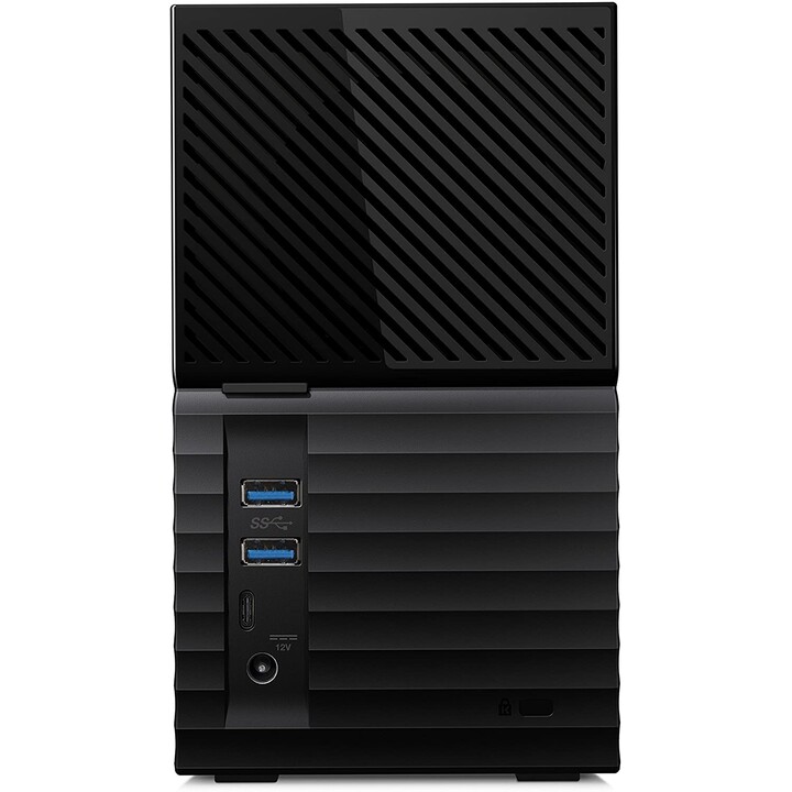 WD My Book Duo - 16 TB (HDD externo, USB-C 3.0, WDBFBE0160JBK)
