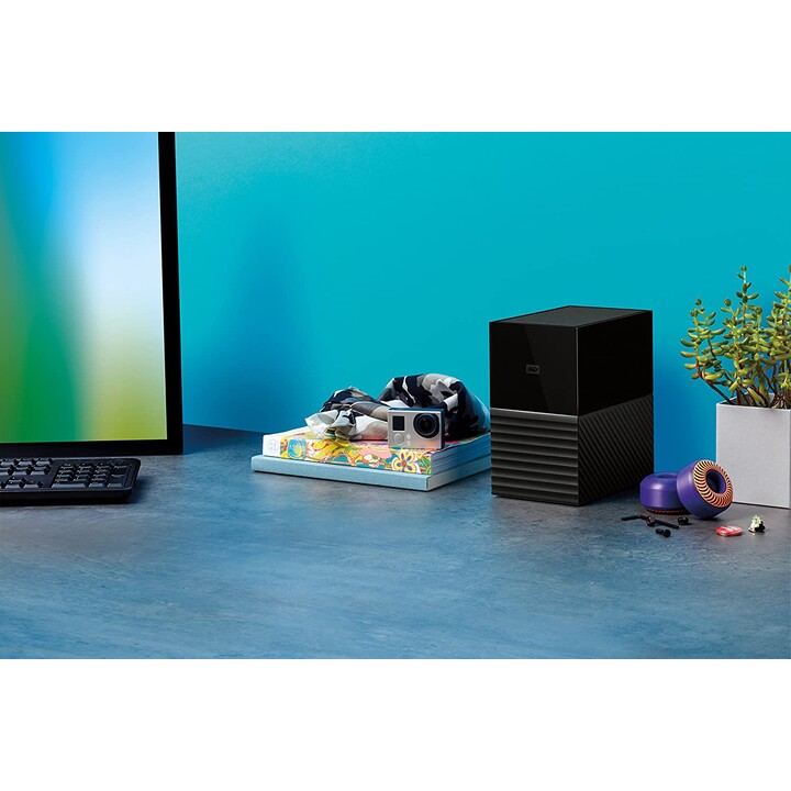 WD My Book Duo - 16 TB (HDD externo, USB-C 3.0, WDBFBE0160JBK)