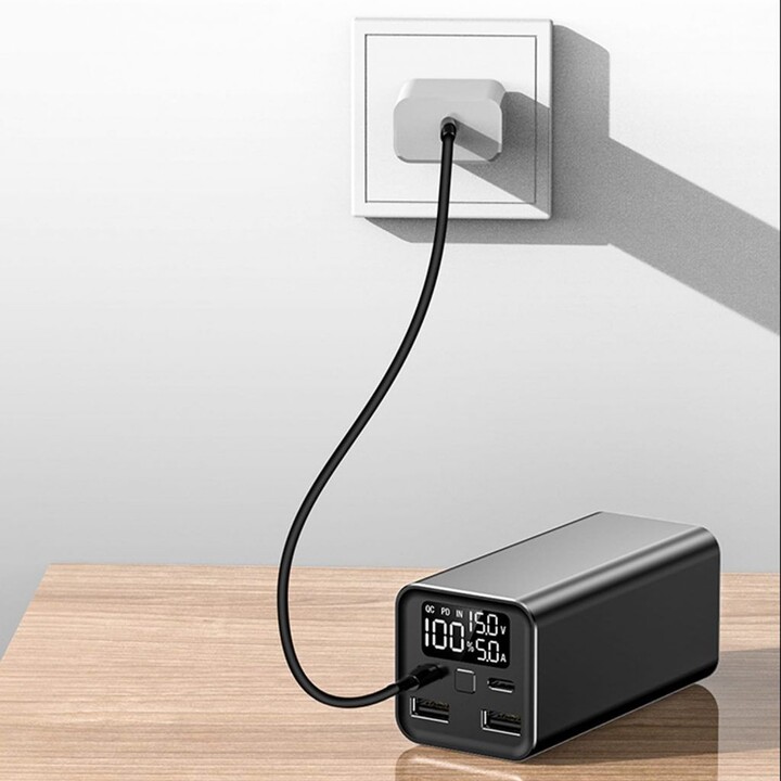 Externer Akku/Powerbank Leotec PowerBank 20000mAh PD 65W/ Kompatibel mit Laptops