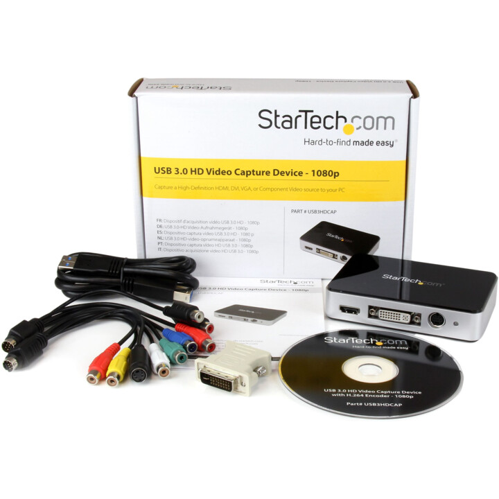 VIDEOKAPTURATOR STARTECH USB 3.0 RCA VGA DVI HDMI