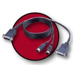 KABEL KABLEX 15 MÄNNLICH / 15 WEIBLICH (VGA) + 2DIN MÄNNLICH 5M