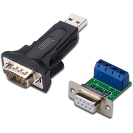 DIGITUS DA-70157 adattatore USB 2.0 a seriale RS485 con cavo USB A da 80 cm nero