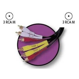 CABO KABLEX 3 RCA MACHO / 3 RCA MACHO 15M