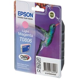 EPSON T0806 LIGHT MAGENTA CARTUCHO STYLUS FOTO R265 / R285 / R360 / RX560 / RX585 / RX685 / PW700W / PX800FW