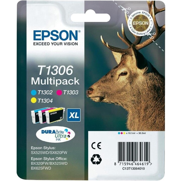 CARTUCHO EPSON T1306 MULTIPACK STYLUS SX525 SX620 BX320 BX525