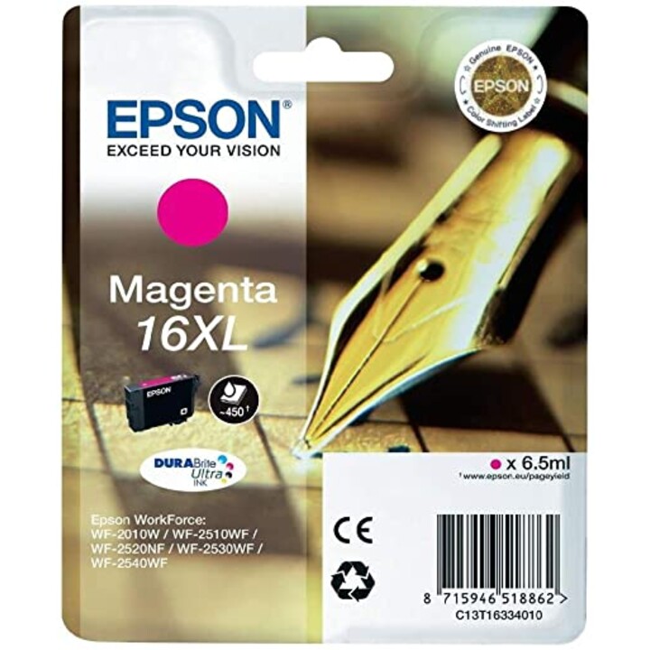 CARTUCHO EPSON 16XL MAGENTA WF-2010 WF-2520 WF-2530 WF-2054
