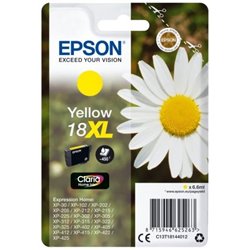 EPSON 18XL YELLOW CARTRIDGE XP-102 XP-202 XP-205 XP-302 XP-305 XP-402 XP-405