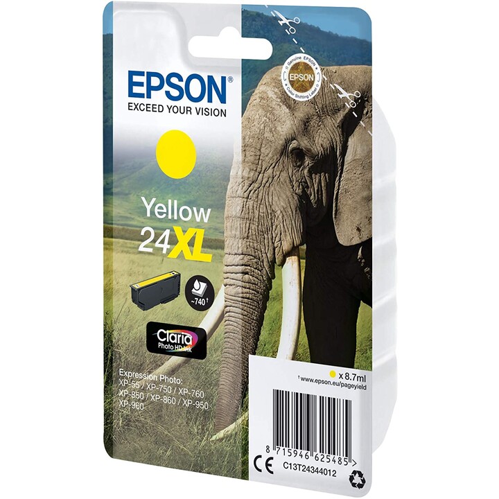 CARTUCCIA EPSON 24XL GIALLO XP-750 XP-850