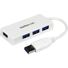 HUB STARTECH ST4300MINU3 4 PORTS USB 3.0 BLANC