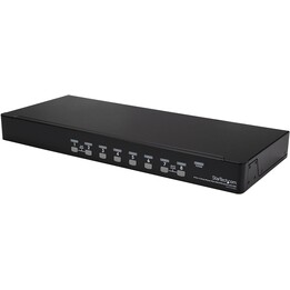 CONMUTADOR KVM STARTECH 8X1 VGA USB RACK 1U