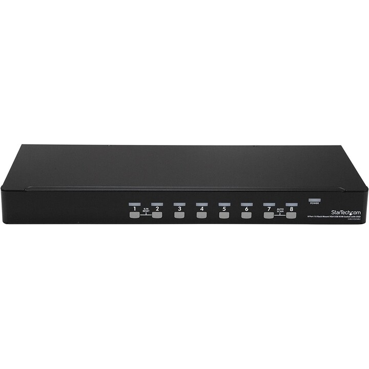 CONMUTADOR KVM STARTECH 8X1 VGA USB RACK 1U
