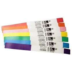 BRACELET CARTOUCHE ZEBRA HC100 KIT Z-BAND 6 BLANC