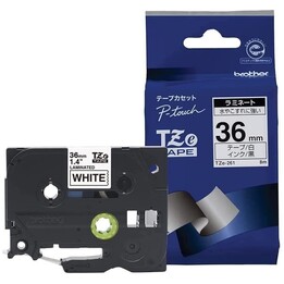 CINTA Brother TZE261 35.6MMX8M Blanco/BLACK