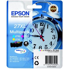 CARTUCHO EPSON 27 XL MULTIPACK WF-3620DWF WF-3640DTWF WF-7110DTW WF-7610DWF WF-7620DTWF