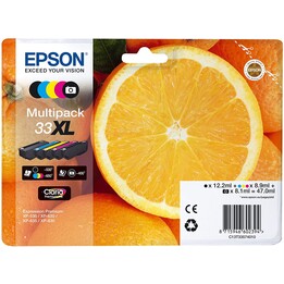 CARTUCHO EPSON 33XL MULTIPACK EXPRESSION HOME XP-63 830 EXPRESSION PREMIUM XP-530