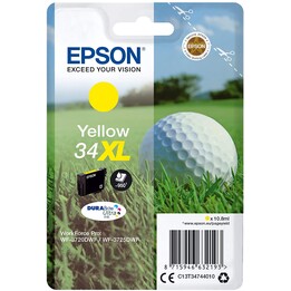 CARTOUCHE EPSON 34XL WORKFORCE PRO WF-3720/25 JAUNE
